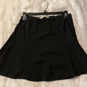 EUC Black Flirty Mini Skirt